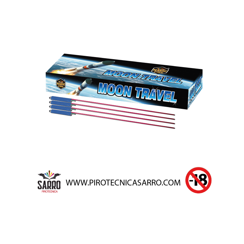 moon travel 12 pezzi magic fire