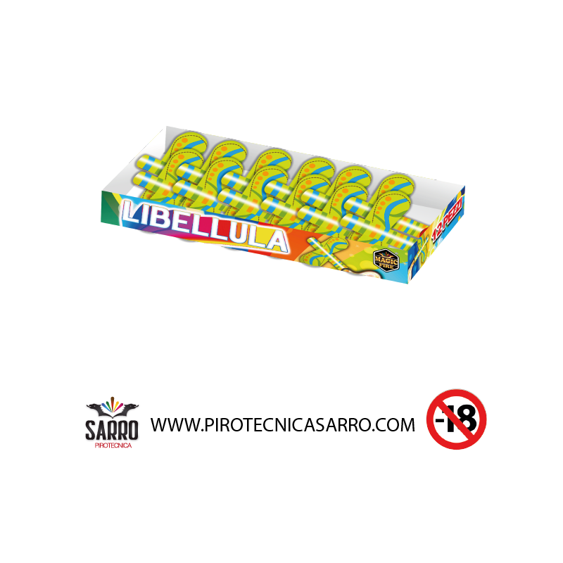 LIBELLULA 12 pezzi magic fire