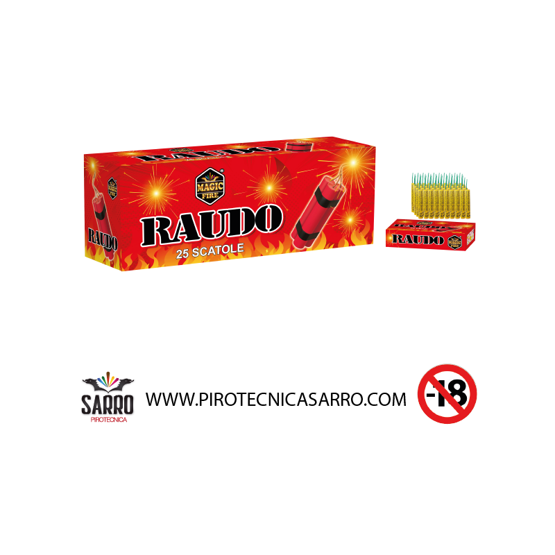 raudo 50 pezzi magic fire