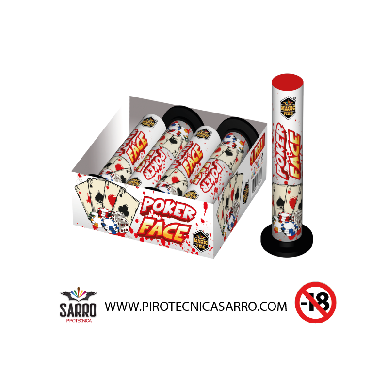 fontana poker face 4 pezzi magic fire