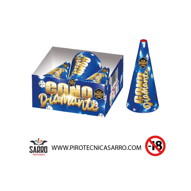 cono diamante 3 pezzi magic fire