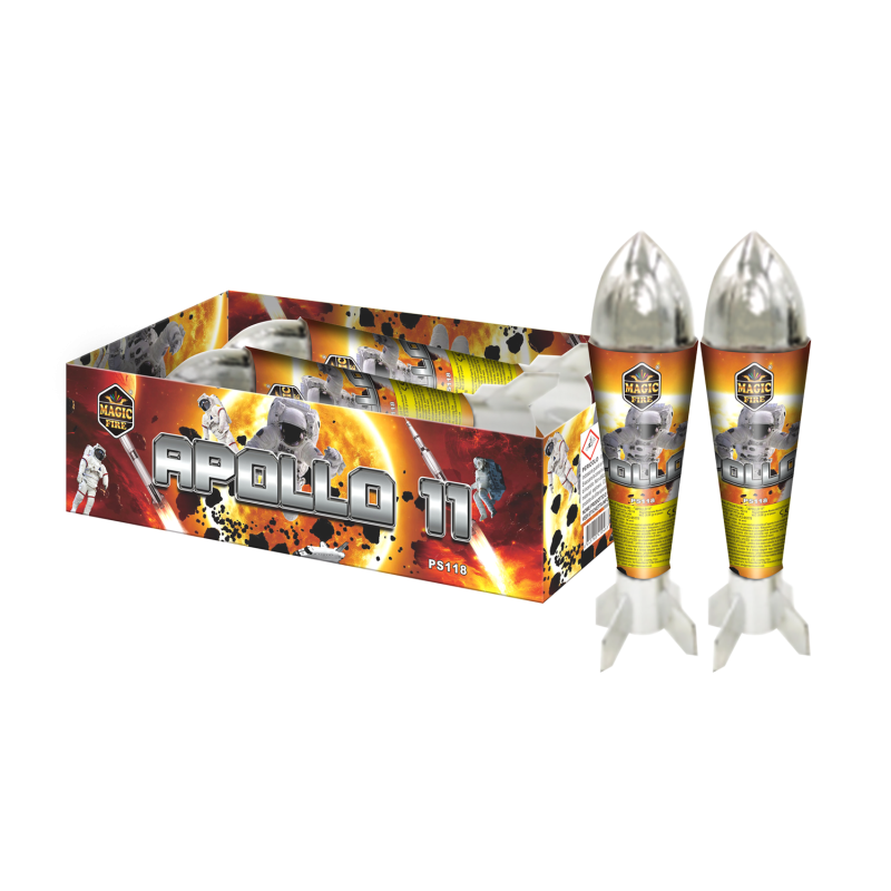 FONTANA APOLLO 11 2 PEZZI MAGIC FIRE