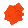 CORIANDOLI ARANCIONE RETTANGOLARI DA 5 KG.